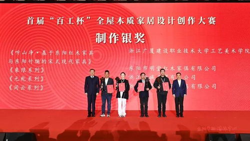 第十八届中国东阳木雕竹编工艺美术博览会开幕暨首届“百工杯”全屋木质家居设计创作大赛颁奖活动成功举行